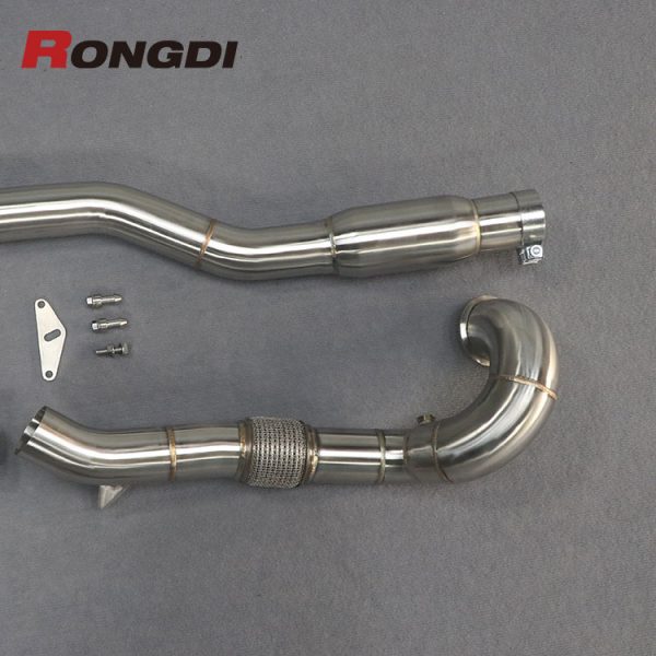 High-Flow Downpipe for VW Golf MK7 R / Audi A3 2.0T | EA888 Gen 3 | Performance Turbo Upgrade - 图片 5