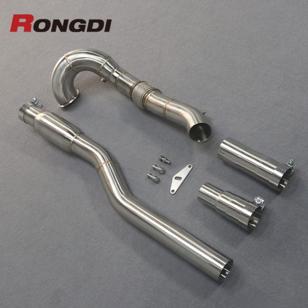 High-Flow Downpipe for VW Golf MK7 R / Audi A3 2.0T | EA888 Gen 3 | Performance Turbo Upgrade - 图片 6
