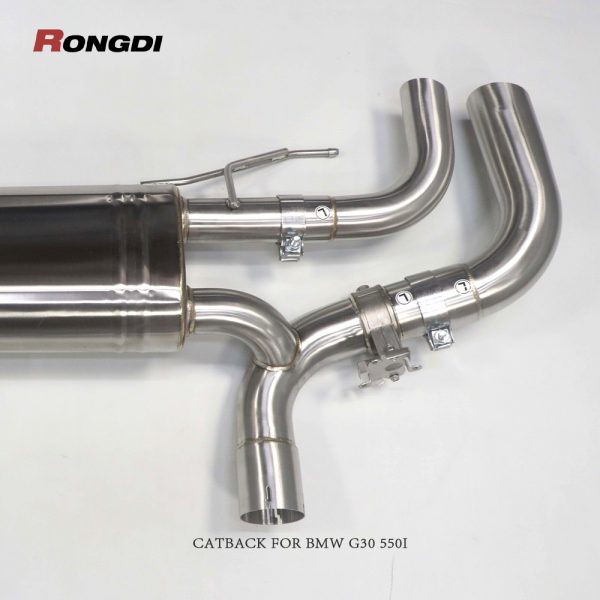 Performance Cat-Back Exhaust for BMW 550i | F10/F11 Chassis | N63 V8 Engine Upgrade - 图片 2