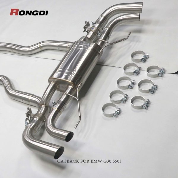 Performance Cat-Back Exhaust for BMW 550i | F10/F11 Chassis | N63 V8 Engine Upgrade - 图片 3