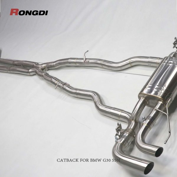 Performance Cat-Back Exhaust for BMW 550i | F10/F11 Chassis | N63 V8 Engine Upgrade - 图片 4