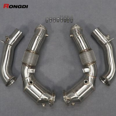Downpipe with Dummy Resonator for BMW M850i / M550i (G14 / G15 / G30) | N63 Engine