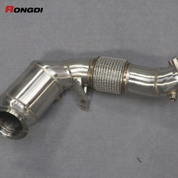 Downpipe with Dummy Resonator for BMW M850i / M550i (G14 / G15 / G30) | N63 Engine - 图片 4