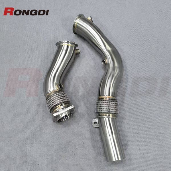 BMW M3 / M4 F80 F82 2014–2019 Straight Downpipe | S55 3.0T One-Piece Mandrel Bent Pipe | Performance Upgrade