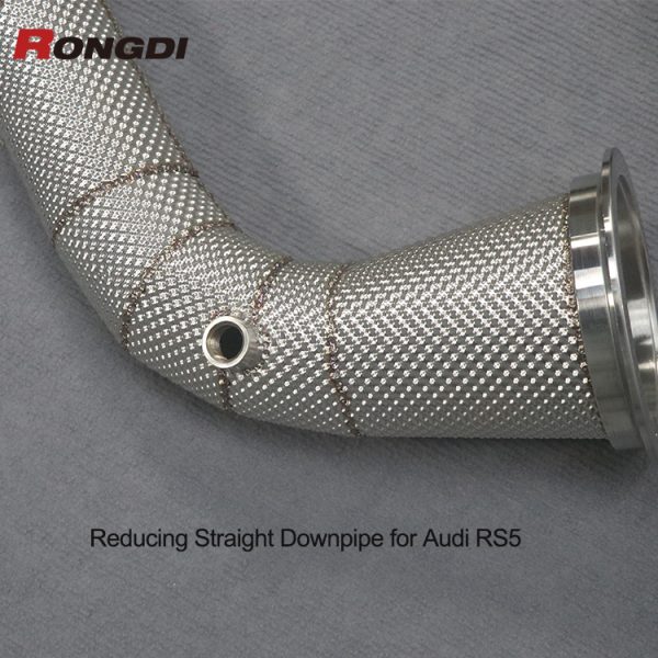 Heat Shielded Reducing Downpipes for Audi RS4 / RS5 2.9T | Straight Pipe Design - 图片 3