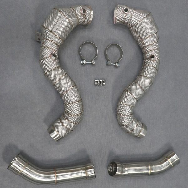 High-Flow Downpipes for Mercedes-AMG C63 / C63S W205 | M177 4.0L V8 Biturbo | Performance Exhaust Upgrade