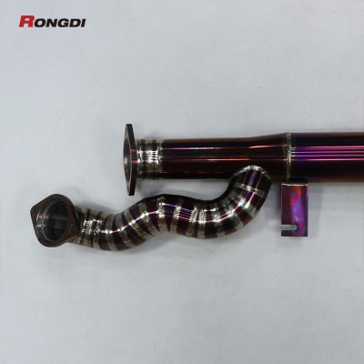 BMW M3 G8X Titanium Exhaust Catback System Burnt Blue Tip Upgrade