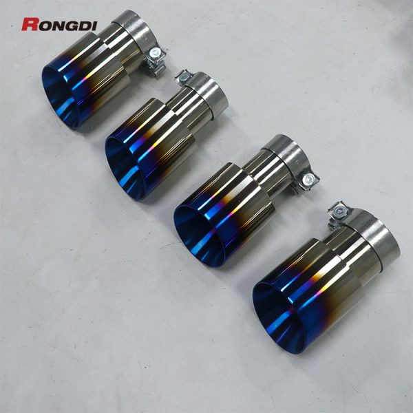BMW M3 G8X Titanium Exhaust Catback System Burnt Blue Tip Upgrade - 图片 6