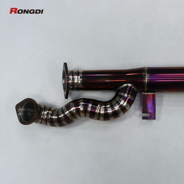 BMW M3 G8X Titanium Exhaust Catback System Burnt Blue Tip Upgrade - 图片 2