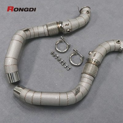 Heat Shielded Downpipes for BMW M5 F90 | S63 4.4T V8 Engine