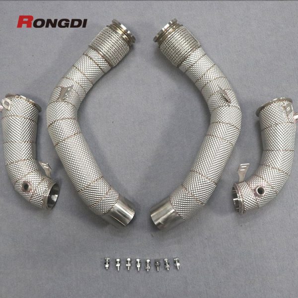Heat Shielded Downpipes for BMW M5 F90 | S63 4.4T V8 Engine