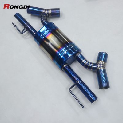 2024 BMW X6M F96 LCI S68 | 76mm Titanium Catback X-Pipe Upgrade – Lightweight Performance