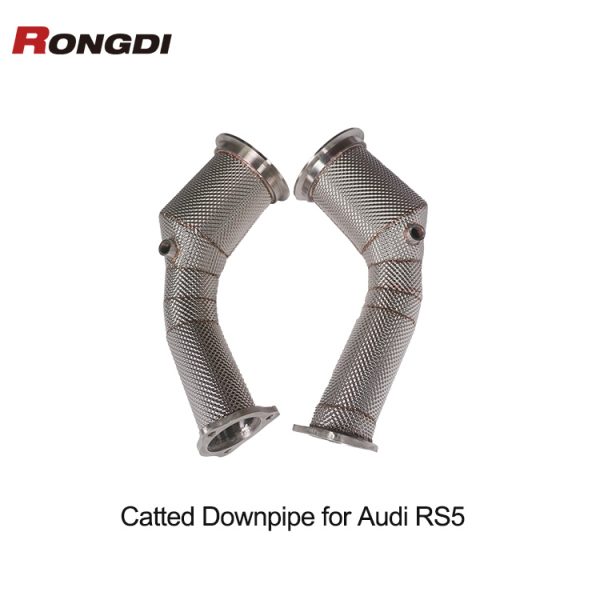 Audi RS5 Performance Downpipe with Catalytic Heat Shield | 2019-2022 | China 5 Emission Standard