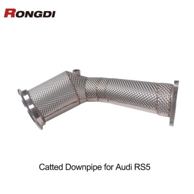 Audi RS5 Performance Downpipe with Catalytic Heat Shield | 2019-2022 | China 5 Emission Standard