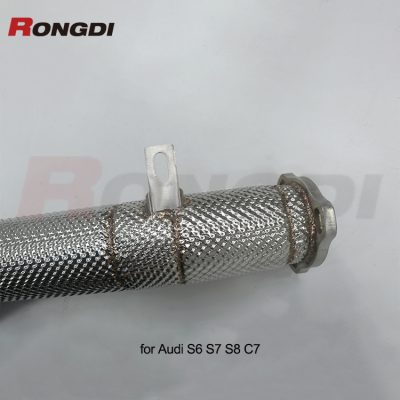 Performance Downpipe for Audi S6 / S7 / S8 C7 4.0T V8 – Stainless Steel / Heat Shield Optional