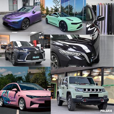 High Gloss Piano Black Self-Healing Car Paint Protection Film PET Material Body Car Wrap Vinyl Color Changing Film