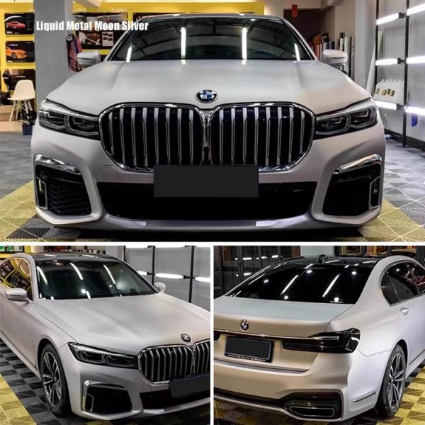Liquid Metal Series Vehicle Wrap – High-Gloss, Scratch-Resistant Car Vinyl - Image 4