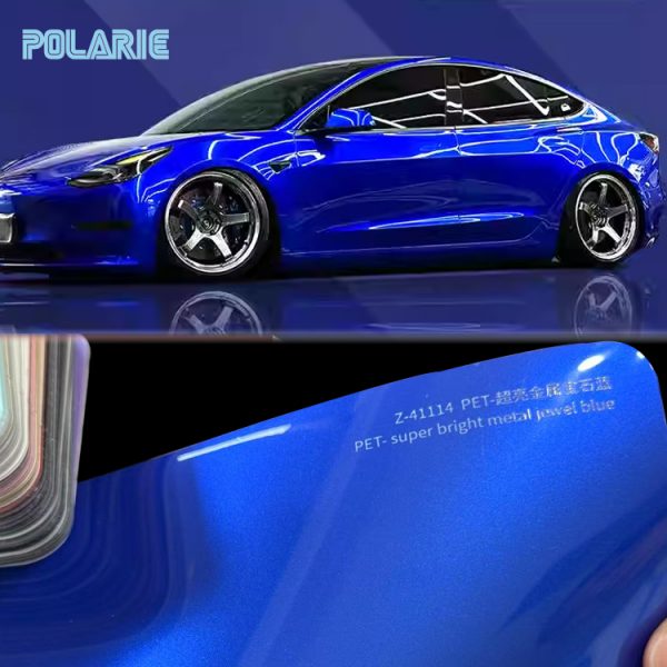 High-Performance Gloss Metallic Wrap – UV-Resistant, Easy-Install Car Vinyl