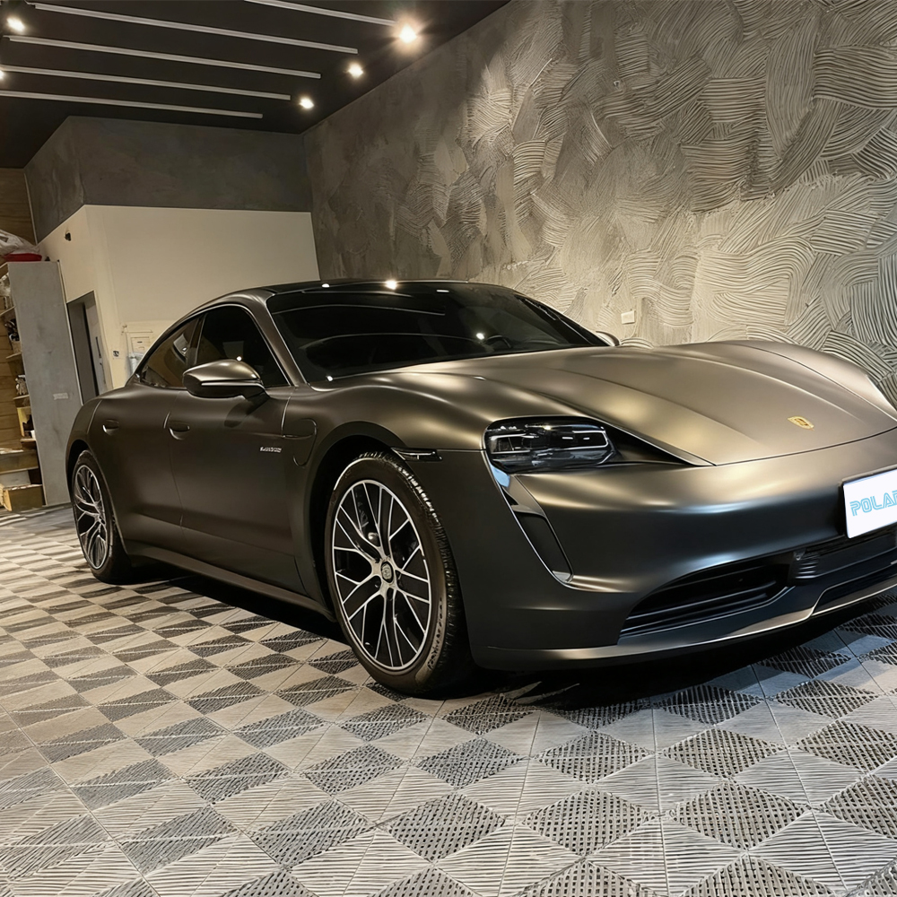 Matte Black Car Wrap