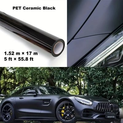 Ceramic Black Car Wrap Vinyl Film