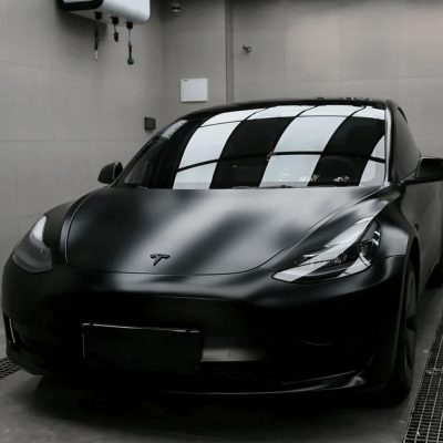 Ceramic Black Car Wrap