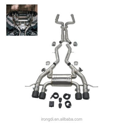 Equal Length Exhaust Pipe 304 SS Exhaust Valved Catback for BMW M3 M4 G80 G82 3.0T 2021-2024