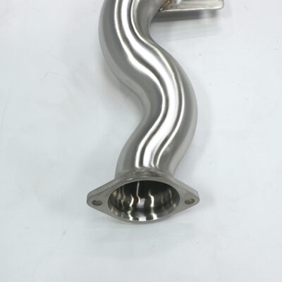 Stainless Steel Polished Exhaust Single 76MM Piping Size Equal Length Midpipes for G8X G80 G82 M3 M4 S58 3.0T