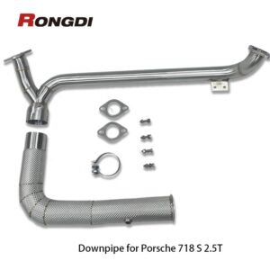 Exhaust Downpipe for Porsche 718 Boxser Cayman S 2.5T 2018 Performance Stainless Steel Exhaust Pipe